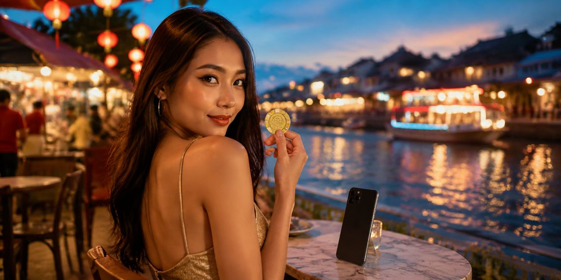 An sp3k user in Melaka enjoying the mobile casino securely on their smartphone